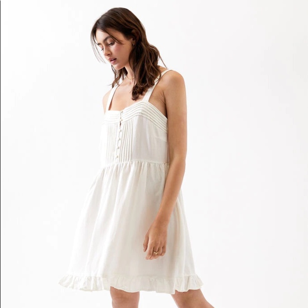 Rhythm by Pacsun Ivory Bella Dress NWT